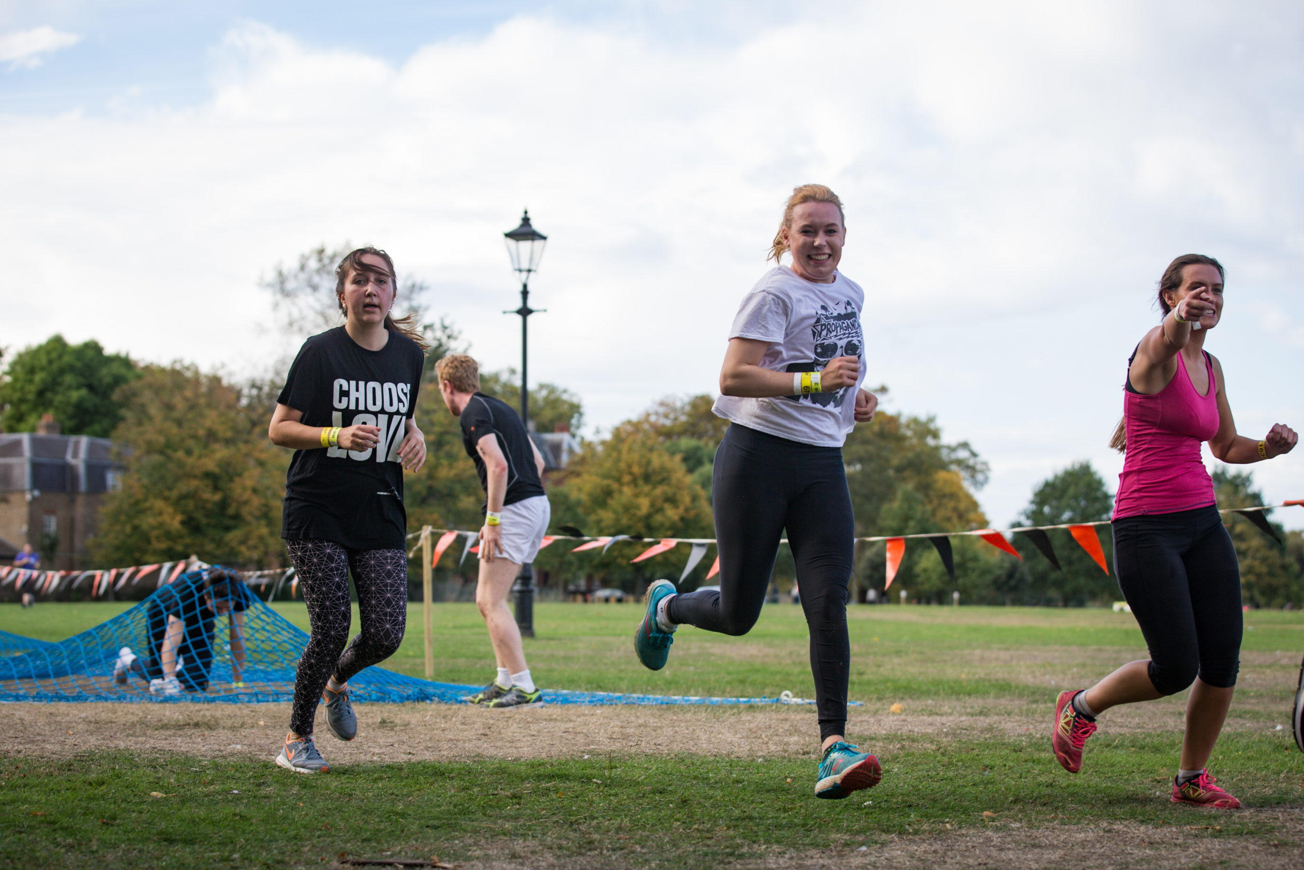 Women running