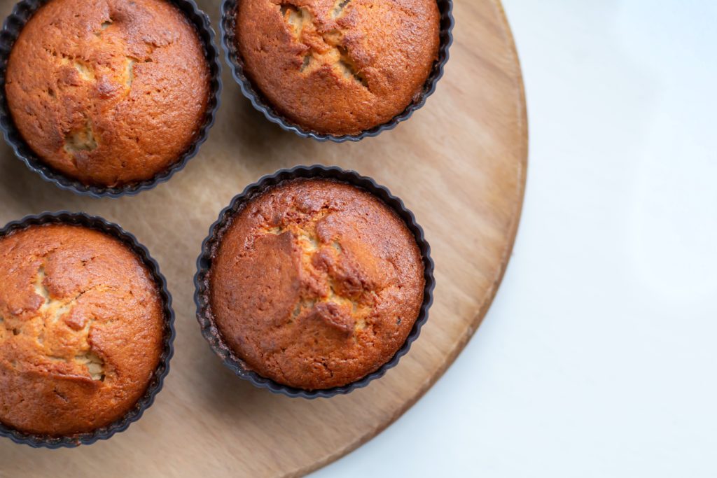 Plate of muffins
