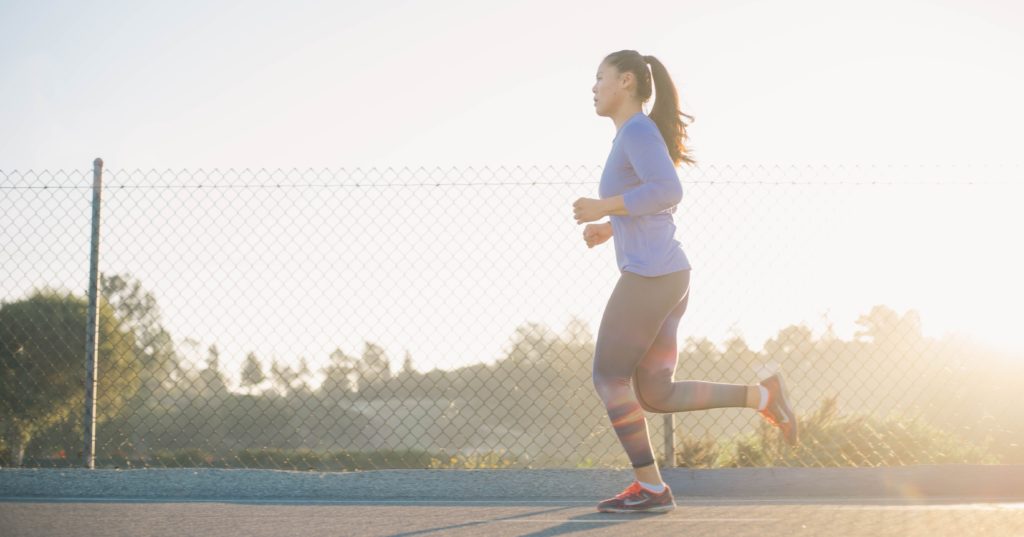 Woman running