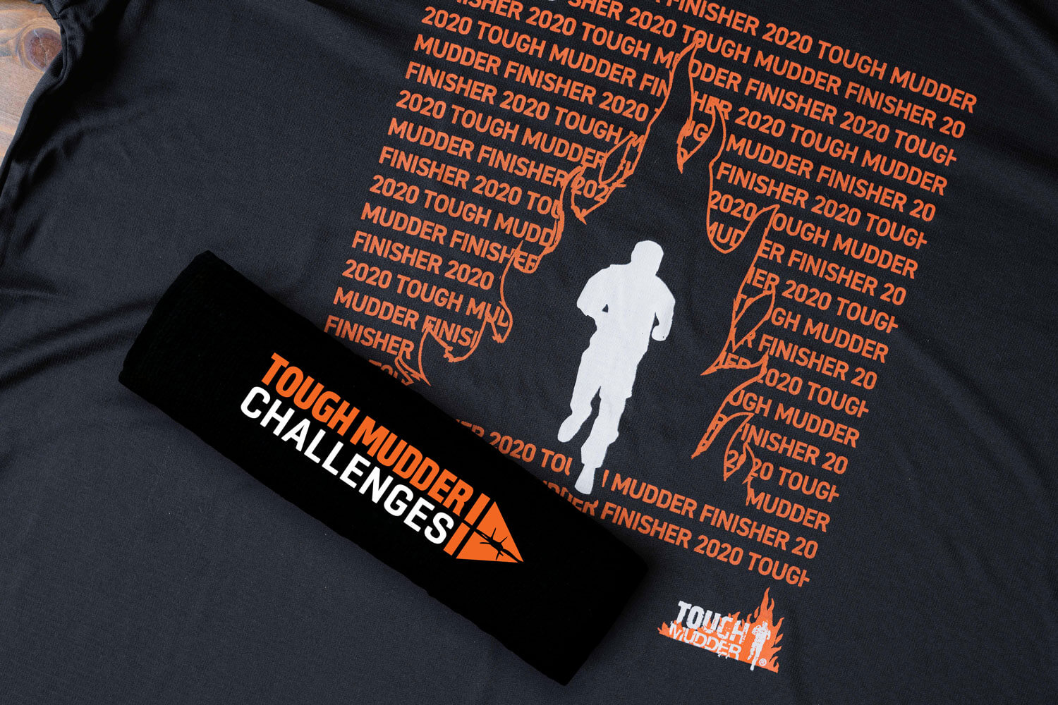 Tough Mudder shirt and headband