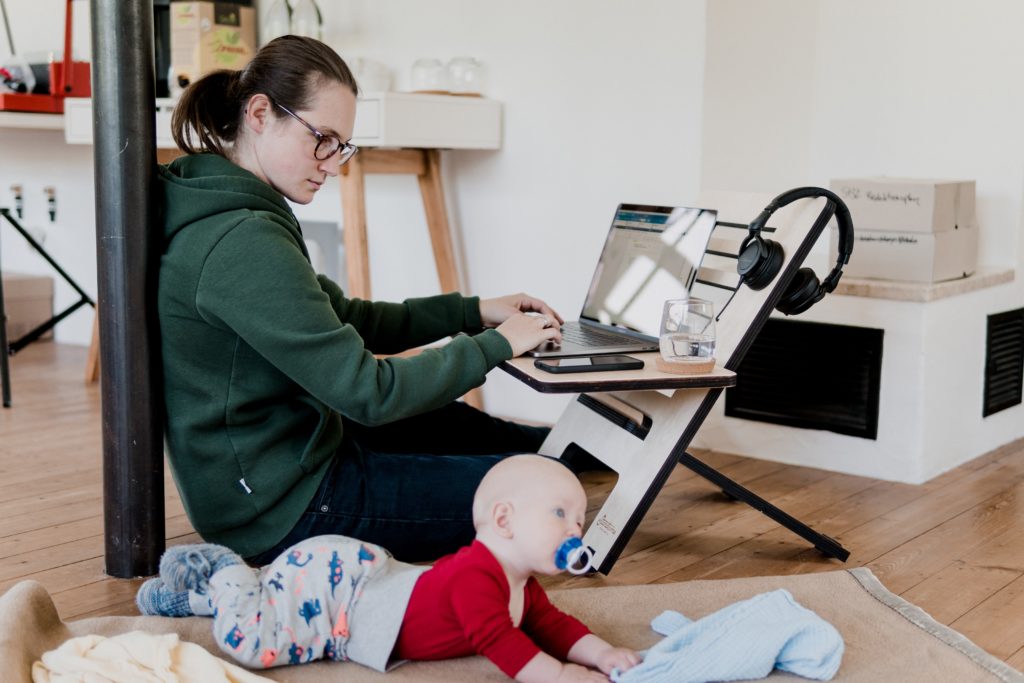 working from home stress