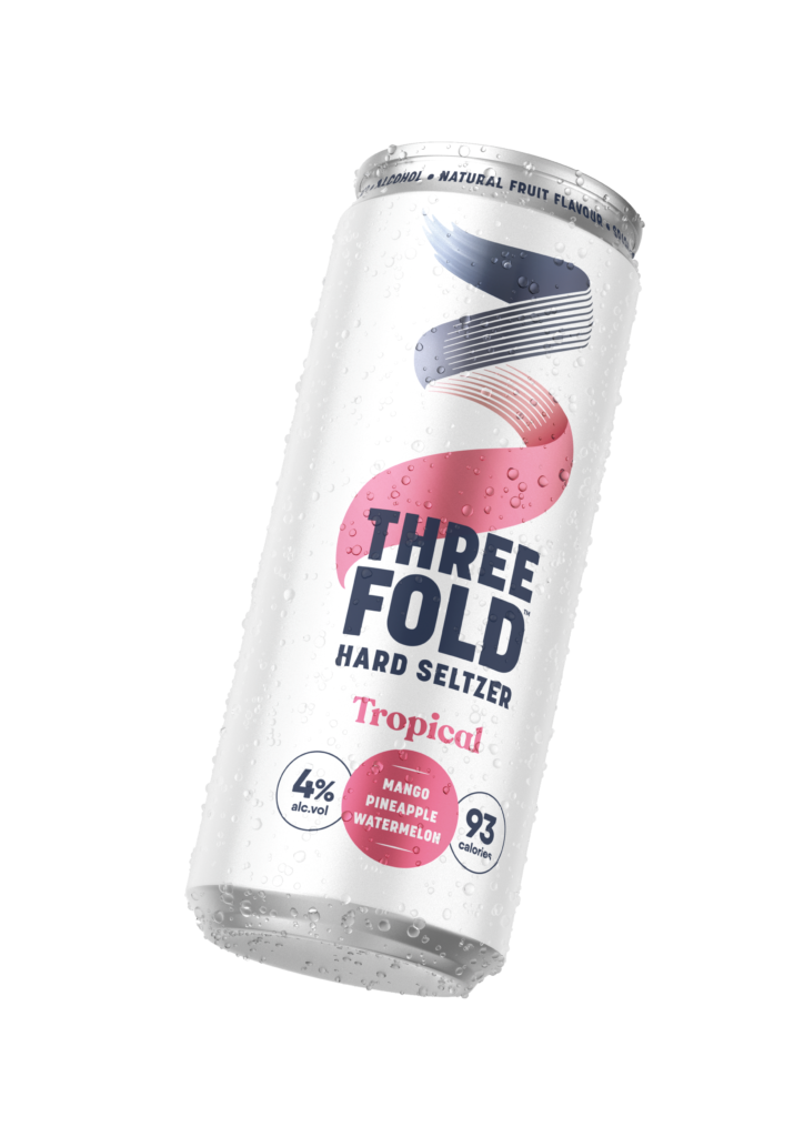 tropical 3 fold seltzer drink