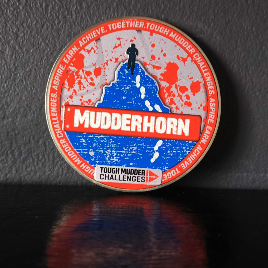 Tough Mudder Mudderhorn Milestone Coin