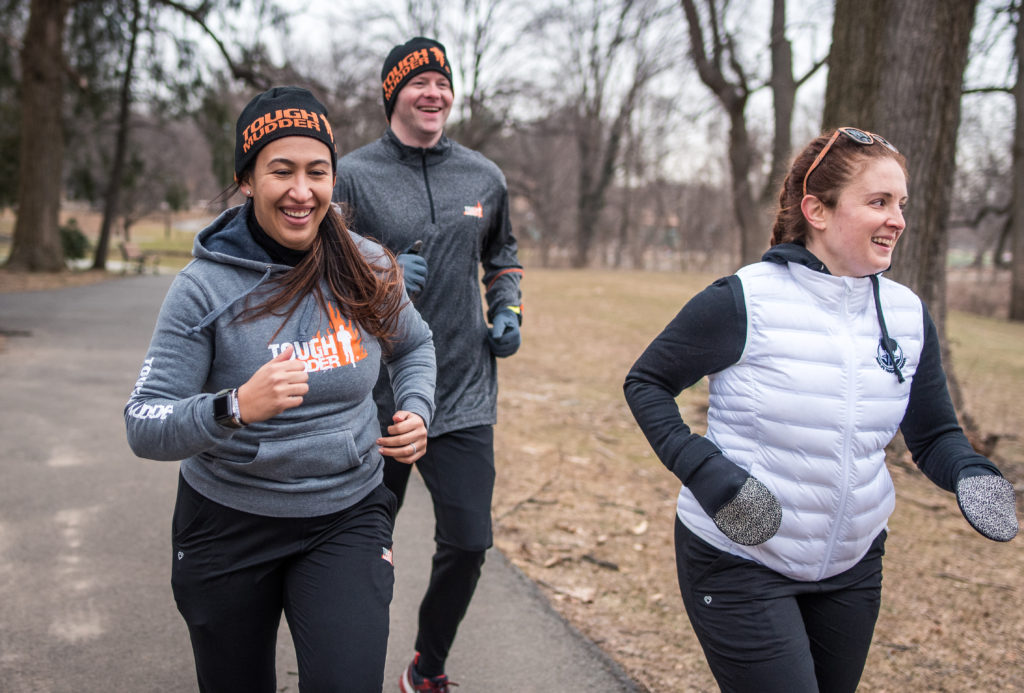 People running