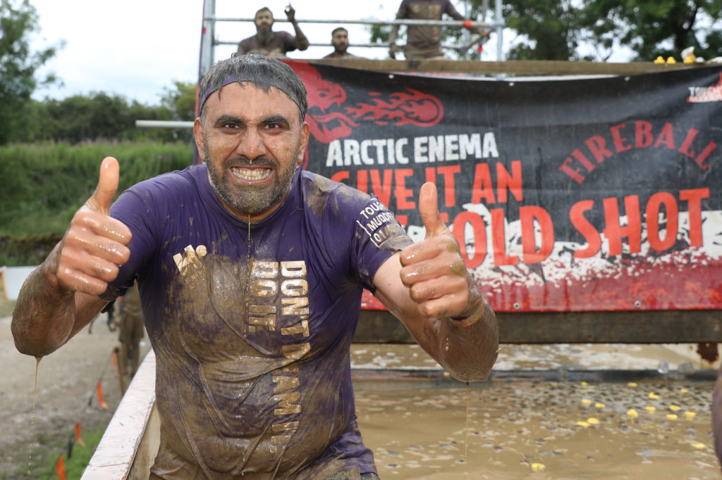 man thumbs up arctic enema