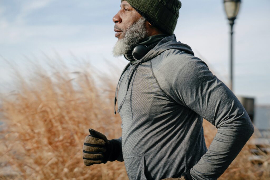 exercise in cold man