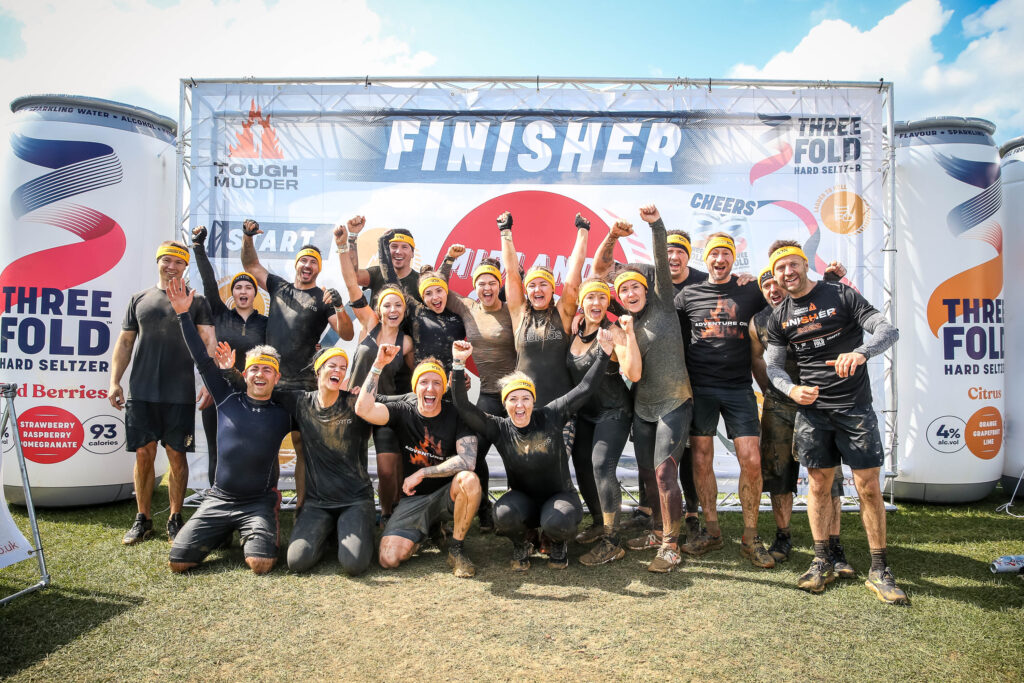 big team at finisher photo