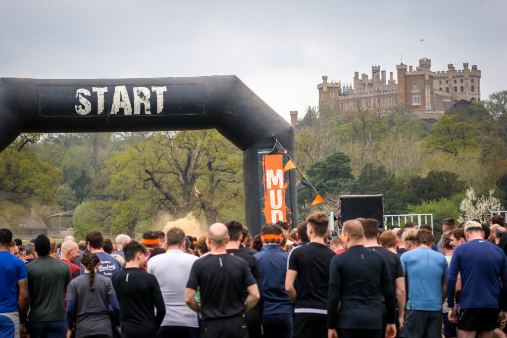 Tough Mudder start line Belvoir Castle