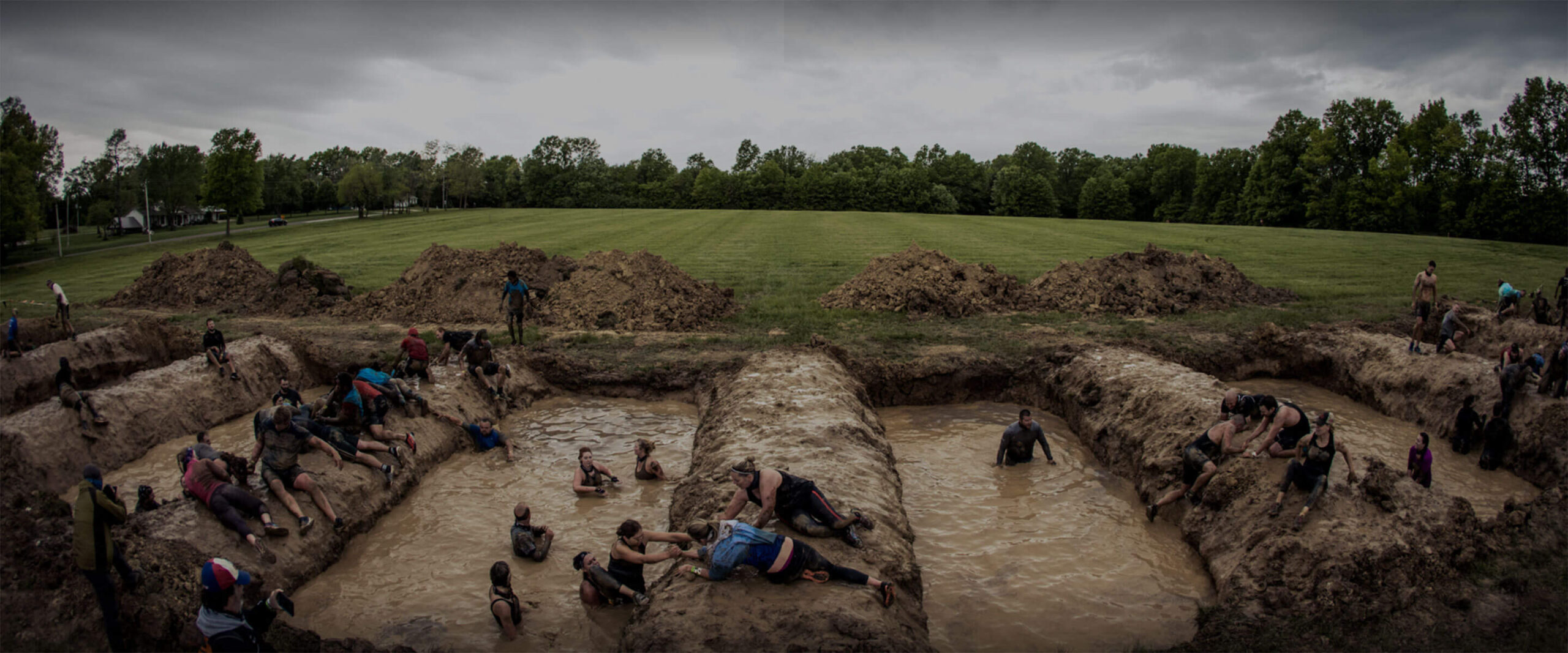 Participants on Mud Mile