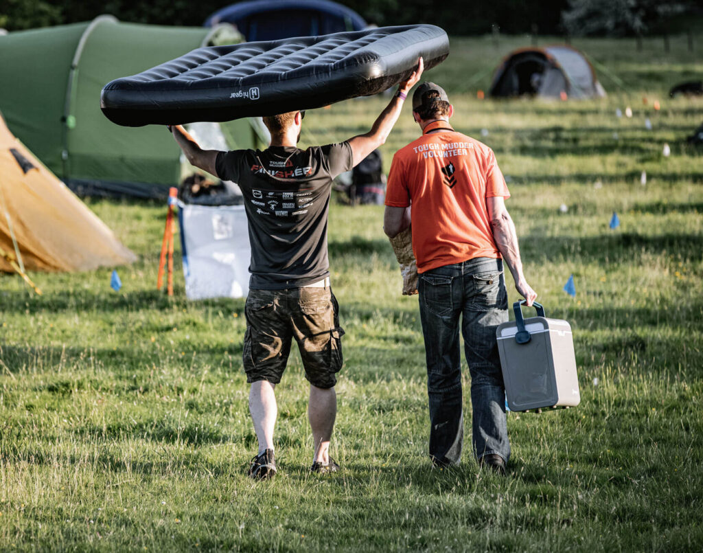 Tough Mudder campers