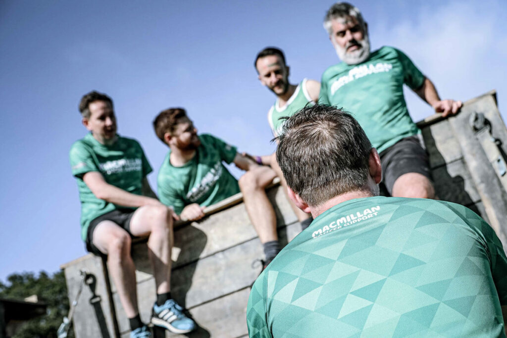 Participants wearing their MacMillan shirts